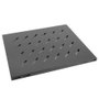 Lanberg AK-1003-B Bandeja Fija 1U 465x500mm Negro